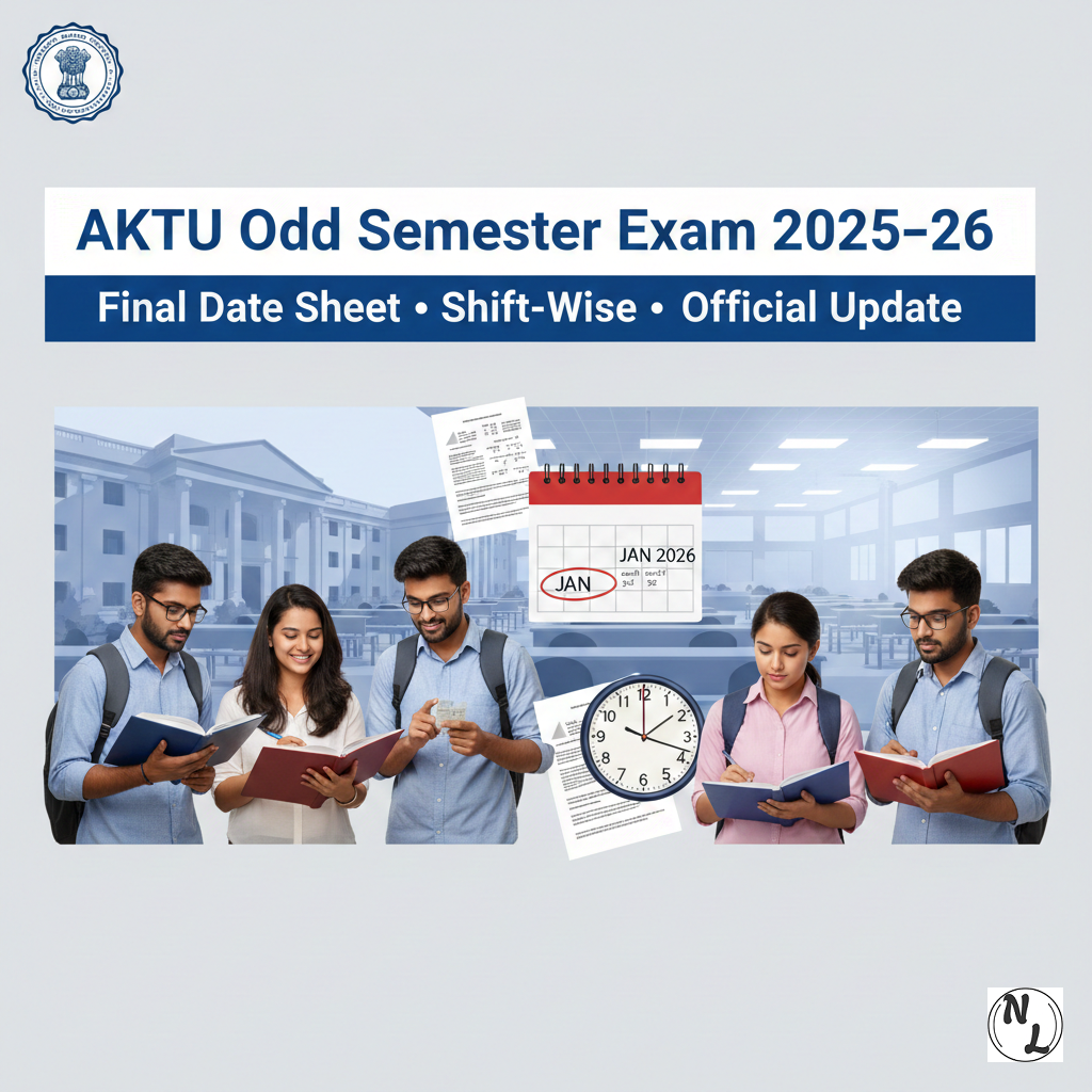 AKTU Odd Semester Exam Schedule 2025-26 (Final) note thumbnail