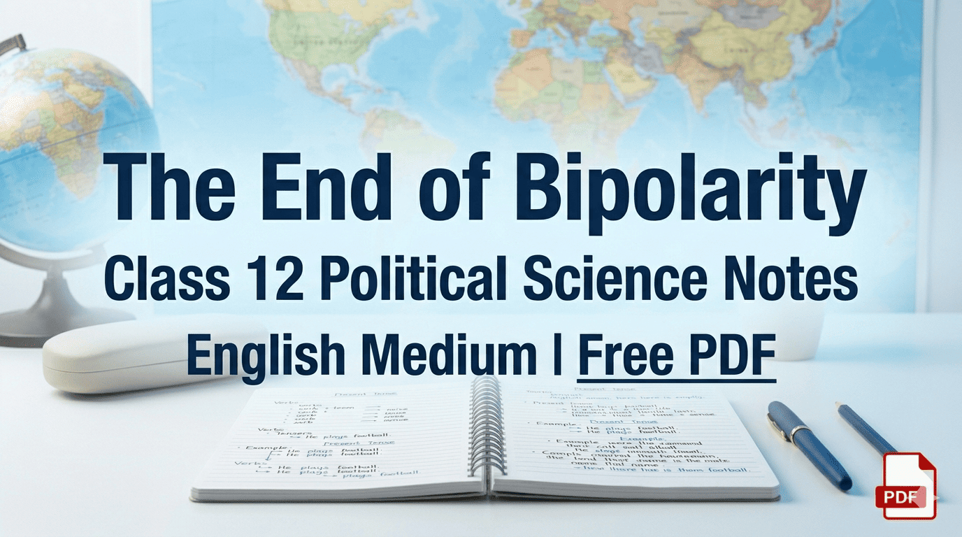 Class 12 Political Science Chapter 1 Notes - The End of Bipolarity note thumbnail