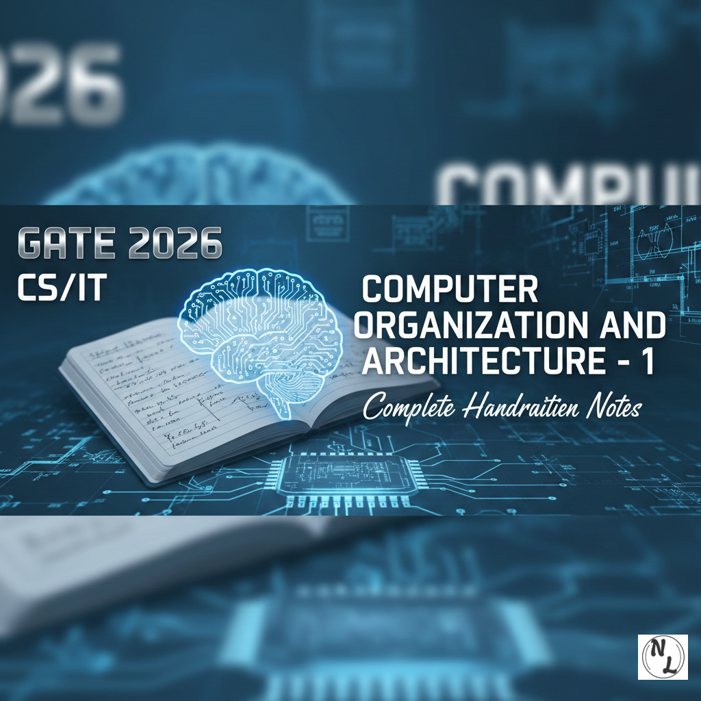 Computer Organization & Architecture – 1 Handwritten Notes PDF | COA Notes note thumbnail