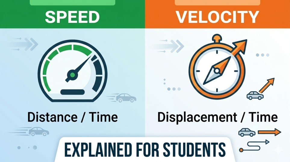 Thumbnail: Difference Between Speed and Velocity: The Ultimate Guide for Students