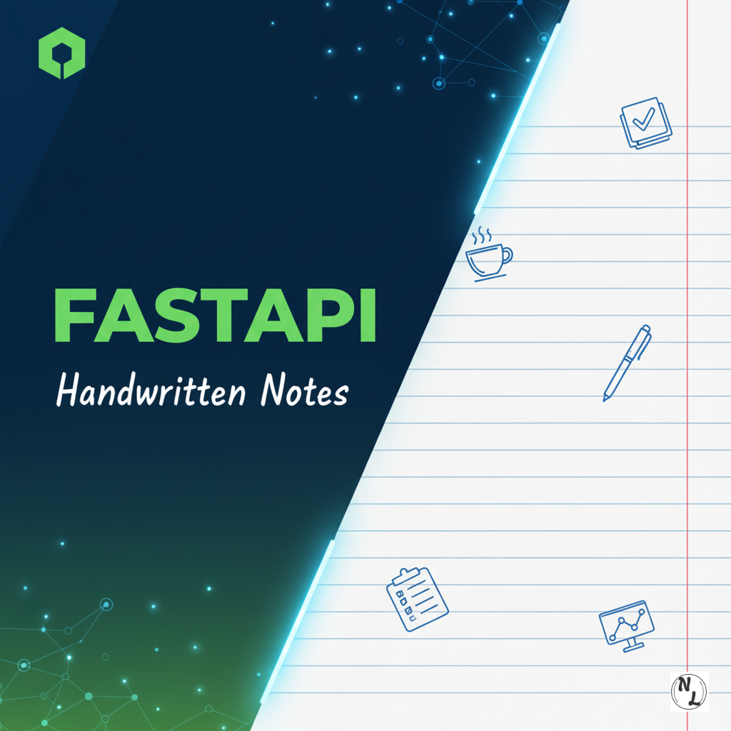FastAPI Handwritten Notes PDF Download | Complete FastAPI Notes for Beginners note thumbnail