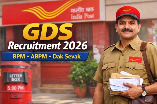 Thumbnail: GDS Recruitment 2026: Gramin Dak Sevak (BPM, ABPM, Dak Sevak) Complete Detailed Guide