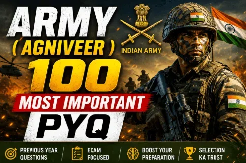 Indian Army Agniveer Exam 100 Most Important MCQ PDF Download note thumbnail