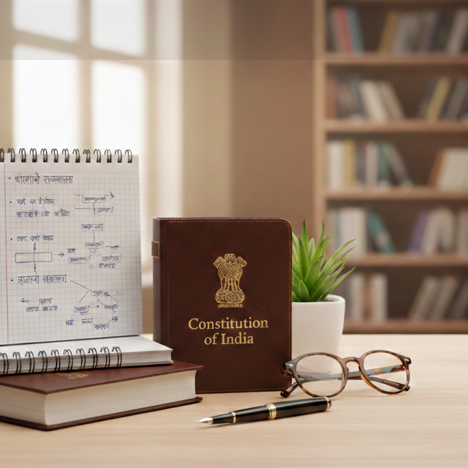 Indian polity handwritten notes hindi | PDF note thumbnail