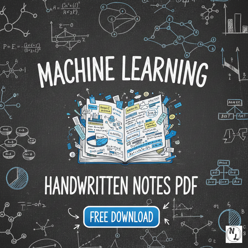 Machine Learning Handwritten Notes PDF (Free Download) note thumbnail