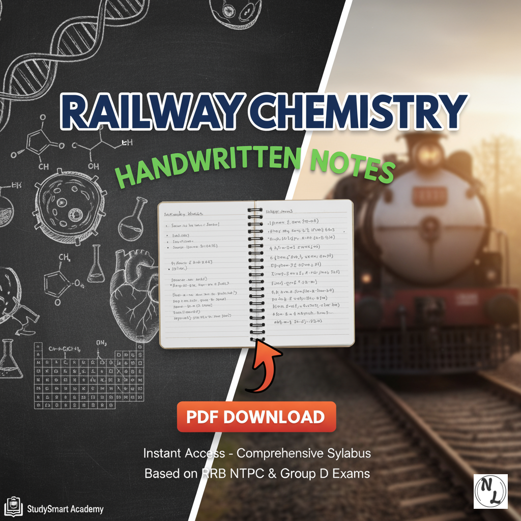 Railway Chemistry Handwritten Notes PDF | RRB Exam Preparation note thumbnail
