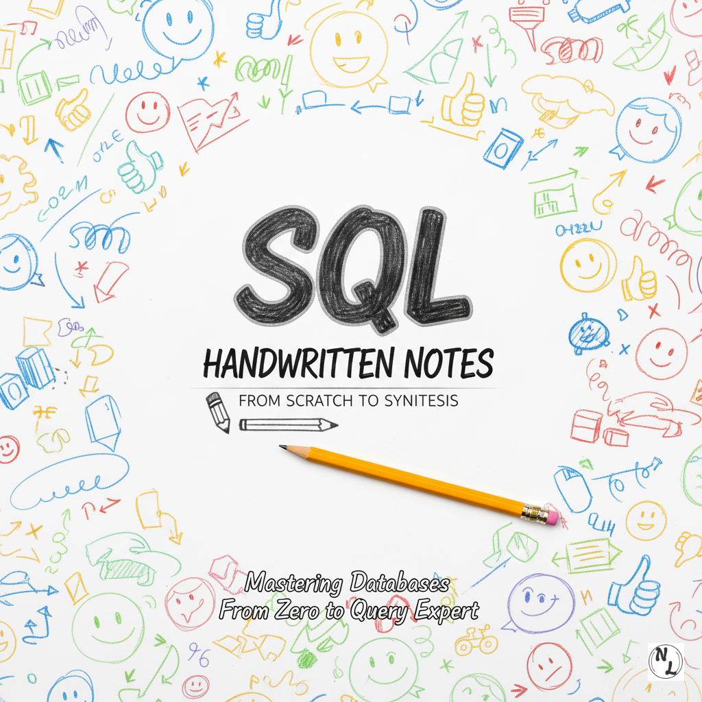 SQL Handwritten Notes PDF Download | Complete SQL Notes for Beginners note thumbnail