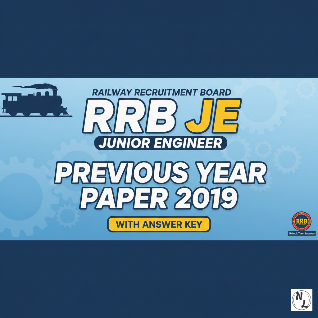 The Ultimate Guide: RRB JE 2019 Previous Year Question Paper PDF with Official Answer Key note thumbnail