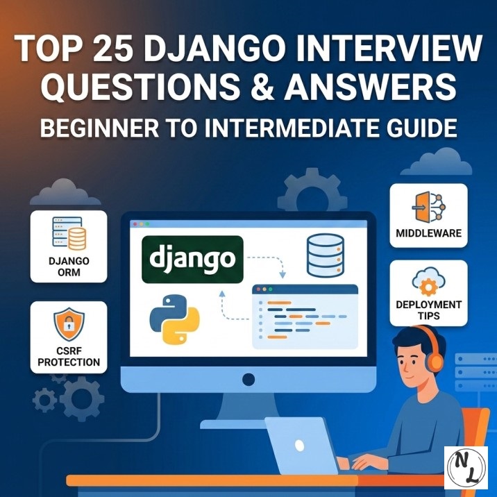 Thumbnail image for Top 25 Django Interview Questions and Answers (Beginner to Intermediate)