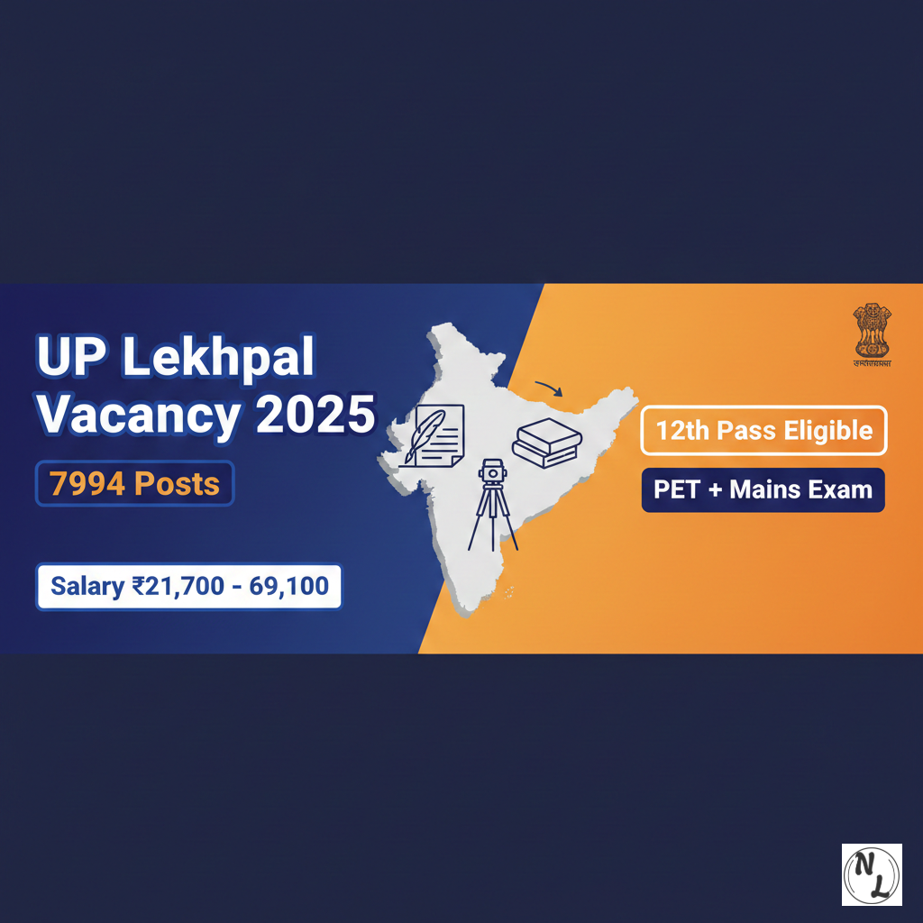 Thumbnail image for blog titled UP Lekhpal Vacancy 2025: Syllabus, Salary, Eligibility, Exam Pattern & Latest Updates