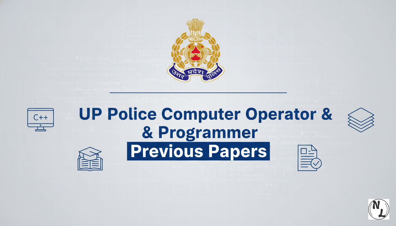 Model paper for UP Police Computer Operator Previous Year Question Papers (2013-2018) - PDF Download